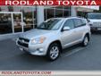 .
2011 Toyota RAV4 4WD 4-cyl 4-Spd AT Ltd
$26518
Call (425) 341-1789
Rodland Toyota
(425) 341-1789
7125 Evergreen Way,
Financing Options!, WA 98203
The Toyota Rav4 is an EXCELLENT COMPACT SUV that is ENJOYABLE TO DRIVE! This is a ONE OWNER VEHICLE!