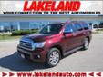 Lakeland
4000 N. Frontage Rd, Â  Sheboygan, WI, US -53081Â  -- 877-512-7159
2011 Toyota Sequoia Limited
Low mileage
Price: $ 58,686
Check out our entire inventory 
877-512-7159
About Us:
Â 
Lakeland Automotive in Sheboygan, WI treats the needs of each