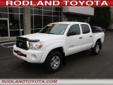 .
2011 Toyota Tacoma 4x4
$30571
Call (425) 344-3297
Rodland Toyota
(425) 344-3297
7125 Evergreen Way,
Everett, WA 98203
ONE OWNER! LONG BED PICK UP. 4 WHEEL DRIVE, and 4.0L V6 ENGINE. 6500 LBS TOWING CAPACITY and 1395 LBS PAYLOAD CAPACITY. NEW