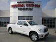 Northwest Arkansas Used Car Superstore
Have a question about this vehicle? Call 888-471-1847
2011 Toyota Tundra 4WD Truck Tundra
Price: $ 33,183
Engine: Â 8 Cyl.
Vin: Â 5TFUW5F17BX198356
Body: Â Truck
Transmission: Â Automatic
Color: Â White
Mileage: Â 7527