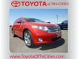 2011 Toyota Venza V6
Â 
Internet Price
$29,988.00
Stock #
A30725
Vin
4T3BK3BB7BU050749
Bodystyle
Crossover
Doors
4 door
Transmission
Auto
Engine
V-6 cyl
Odometer
10048
Call Now: (888) 219 - 5831
Â Â Â  
Vehicle Comments:
Pricing after all Manufacturer Rebates