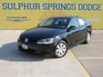 Â .
Â 
2011 Volkswagen Jetta Sedan 2.5 SE
$16500
Call (903) 225-2865 ext. 343
Sulphur Springs Dodge
(903) 225-2865 ext. 343
1505 WIndustrial Blvd,
Sulphur Springs, TX 75482
AWESOME!! This Jetta Sedan is a One Owner and has a clean vehicle history report.