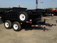 .
2012 78x10 PJ Dump Trailer
$4995
Call (501) 404-4227 ext. 121
Trailer Country of Cabot
(501) 404-4227 ext. 121
3903 Hwy 367 S,
Cabot, AR 72023
9,900 lb. G.V.W.R. 5,200 lb. x 2 G.A.W.R. 2 5/16" A Frame Coupler Safety Chains 1 - Drop Leg Jack (7,000 lb.)
