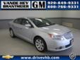 Â .
Â 
2012 Buick LaCrosse
$24964
Call (920) 482-6244 ext. 232
Vande Hey Brantmeier Chevrolet Pontiac Buick
(920) 482-6244 ext. 232
614 North Madison,
Chilton, WI 53014
The 2012 LaCrosse was named a Top Safety Pick by the Insurance Institute for Highway