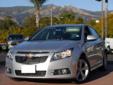 .
2012 Chevrolet Cruze
$18799
Call 805-698-8512
This Chevrolet Cruze is the safest small sedan on the raod today. It also has the best fuel economy in its class. It is super clean and it has low millage. Black leather gives you the ultimate luxury. Spoil
