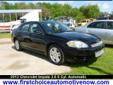 Â .
Â 
2012 Chevrolet Impala
$21600
Call 850-232-7101
Auto Outlet of Pensacola
850-232-7101
810 Beverly Parkway,
Pensacola, FL 32505
Vehicle Price: 21600
Mileage: 17742
Engine: Gas V6 3.6L/217
Body Style: Sedan
Transmission: Automatic
Exterior Color: Black