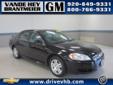 Â .
Â 
2012 Chevrolet Impala
$17998
Call (920) 482-6244 ext. 236
Vande Hey Brantmeier Chevrolet Pontiac Buick
(920) 482-6244 ext. 236
614 North Madison,
Chilton, WI 53014
LIKE NEW!! NICE & CLEAN INSIDE AND OUT!! For more than 50 years, Impala has delivered