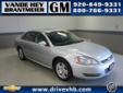 Â .
Â 
2012 Chevrolet Impala
$16497
Call (920) 482-6244 ext. 235
Vande Hey Brantmeier Chevrolet Pontiac Buick
(920) 482-6244 ext. 235
614 North Madison,
Chilton, WI 53014
LIKE NEW!! NICE & CLEAN INSIDE AND OUT!! For more than 50 years, Impala has delivered