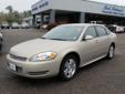 .
2012 Chevrolet Impala
$17708
Call
Bob Palmer Chancellor Motor Group
2820 Highway 15 N,
Laurel, MS 39440
Contact Ann Edwards @601-580-4800 for Internet Special Quote and more information.
Vehicle Price: 17708
Mileage: 26855
Engine: Gas V6 3.6L/217
Body
