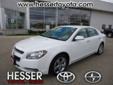 Price: $15995
Make: Chevrolet
Model: Malibu
Color: Summit White
Year: 2012
Mileage: 32859
At Hesser Toyota, we strive to bring you the best selection at the best prices. Easy-to-adjust POWER DRIVER'S SEAT! XM Satellite Radio! Make changing the Radio