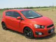.
2012 Chevrolet Sonic 5dr HB LTZ 2LZ
$19399
Call (254) 236-6577 ext. 35
Stanley Chevrolet Buick Marlin
(254) 236-6577 ext. 35
1635 N. Hwy 6 Bypass,
Marlin, TX 76661
Heated Seats, Remote Engine Start, Satellite Radio, Aluminum Wheels, Head Airbag, Onboard