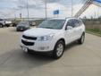 Orr Honda
4602 St. Michael Dr., Texarkana, Texas 75503 -- 903-276-4417
2012 Chevrolet Traverse 1LT Pre-Owned
903-276-4417
Price: $29,877
Receive a Free Vehicle History Report!
Click Here to View All Photos (27)
Ask About our Financing Options!