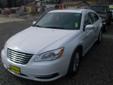 Price: $18995
Make: Chrysler
Model: 200
Color: Bright White
Year: 2012
Mileage: 12188
Check out this Bright White 2012 Chrysler 200 Touring with 12,188 miles. It is being listed in Redding, CA on EasyAutoSales.com.
Source: