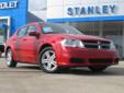 .
2012 Dodge Avenger 4dr Sdn SXT
$16995
Call (254) 236-6577 ext. 16
Stanley Chevrolet Buick Marlin
(254) 236-6577 ext. 16
1635 N. Hwy 6 Bypass,
Marlin, TX 76661
FUEL EFFICIENT 31 MPG Hwy/20 MPG City! Redline 2 Pearl exterior and Black Interior interior,