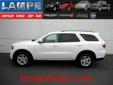 .
2012 Dodge Durango
$27995
Call (559) 765-0757
Lampe Dodge
(559) 765-0757
151 N Neeley,
Visalia, CA 93291
We won't be satisfied until we make you a raving fan!
Vehicle Price: 27995
Mileage: 25888
Engine: Gas/Ethanol V6 3.6L/220
Body Style: Suv