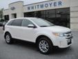 Â .
Â 
2012 Ford Edge
$34995
Call (717) 428-7540 ext. 441
Whitmoyer Auto Group
(717) 428-7540 ext. 441
1001 East Main St,
Mount Joy, PA 17552
ONE OWNER!! ABSOLUTELY LOADED!! MEMORY HEATED LEATHER SEATING, REAR CAMERA,