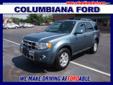 Â .
Â 
2012 Ford Escape Limited
$23988
Call (330) 400-3422 ext. 236
Columbiana Ford
(330) 400-3422 ext. 236
14851 South Ave,
Columbiana, OH 44408
CARFAX: Buy Back Guarantee, Clean Title, No Accident. 2012 Ford Escape Limited. $300 below NADA Retail Value.