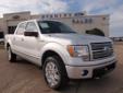 .
2012 Ford F-150 4WD SuperCrew 145 Platinum
$40888
Call (254) 236-6578 ext. 132
Stanley Ford McGregor
(254) 236-6578 ext. 132
1280 E McGregor Dr ,
McGregor, TX 76657
CARFAX 1-Owner, LOW MILES - 14,994! GREAT DEAL $2,000 below NADA Retail. Heated/Cooled