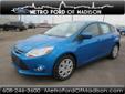 Metro Ford of Madison
5422 Wayne Terrace, Â  Madison , WI, US -53718Â  -- 877-312-7194
2012 Ford Focus SE
Price: $ 20,710
20 Year/200,000 Mile Limited Warranty 
877-312-7194
About Us:
Â 
Metro Ford Kia - Madison, WisconsinMetro Ford Kia welcomes you to come