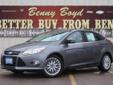 Â .
Â 
2012 Ford Focus SEL
$17988
Call (806) 853-9631 ext. 92
Benny Boyd Lamesa
(806) 853-9631 ext. 92
1611 Lubbock Hwy,
Lamesa, TX 79331
This Focus is a 1 Owner w/a clean CarFax history report. Non-Smoker. LOW MILES! Just 44281. Premium Sound. Huge Power