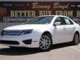 Â .
Â 
2012 Ford Fusion
$20000
Call (806) 731-0458 ext. 993
Benny Boyd Lamesa Chrysler Dodge Ram Jeep
(806) 731-0458 ext. 993
1611 Lubbock Highway,
Lamesa, Tx 79331
This Fusion is a 1 Owner w/a clean CarFax history report. Non-Smoker. LOW MILES! Just 33559.