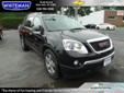 .
2012 GMC Acadia SLT Sport Utility 4D
$33000
Call (518) 291-5578 ext. 63
Whiteman Chevrolet
(518) 291-5578 ext. 63
79-89 Dix Avenue,
Glens Falls, NY 12801
One Owner, Clean Carfax! Go where you want is the theme with Acadia shown in striking Carbon Black