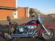 Nicely accessorized, 103 powered Heritage Classic, in a beautiful Two-Tone Sunglo!
A beautiful Hertiage Softail Classic, with 25,397 miles, in a brilliant Ember Red & Merlot Sunglo finish, that features:
Optional 103 Cubic Inch Twin Cam
Optional Chrome