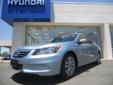 .
2012 Honda Accord Sdn
$23291
Call
Garcia Hyundai Santa Fe
2586 Camino Entrada,
Santa Fe, NM 87507
Take a look at this one. Super low miles and its a Honda. Be sure and ask for the free car fax. One Owner and ready to go on vacation for the summer.