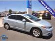2012 Honda Civic EX-L - $16,435
Won't last long! ATTENTION!!! Previous owner purchased it brand new! Want to save some money? Get the NEW look for the used price on this one owner vehicle. The 2012 Honda Civic has been named one of About.com's Best New