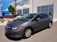 .
2012 Honda Civic LX
$15879
Call (928) 248-8269 ext. 285
Prescott Honda
(928) 248-8269 ext. 285
3291 Willow Creek Rd,
Prescott, AZ 86301
LOW MILES! Come to Prescott Honda! Car buying made easy! How much gas are you going to start saving once you are