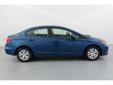 ONE OWNER, Local Trade, Bought Here New!, And STILL LOOKS NEW! BOUGHT & SERVICED HERE SINCE NEW!. 4D Sedan, 5-Speed Automatic, Dyno Blue Pearl, and Gray Cloth. Compact car giant introduces the all-new 2012 Civic. KBB names the Civic Sedan as a "2012 Best