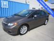 Â .
Â 
2012 Honda Civic Sdn
$18943
Call 985-649-8406
Honda of Slidell
985-649-8406
510 E Howze Beach Road,
Slidell, LA 70461
*** EX - Sunroof *** Just 3800 miles *** ONE OWNER *** HONDA CERTIFIED -100K MILE WARRANTY *** Priced BELOW Retail *** NO ACCIDENTS