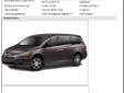 Â Â Â Â Â Â 
2012 Honda Odyssey EX 4D Passenger Van
Handles nicely with 5-Speed Automatic transmission.
It has Smoky Topaz Metallic exterior color.
It has 3.5L V-6 engine.
Gross vehicle weight: 6,019
Total Number of Speakers: 7
Engine immobilizer
Plastic/vinyl