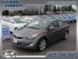 2012 Hyundai Elantra Limited - $14,459
Hyundai Certified! EVERY PRE-OWNED VEHICLE COMES WITH OUR 7 DAY EXCHANGE GUARANTEE (-day-exchange), A FULL TANK OF GAS, AND YOUR FIRST OIL CHANGE ON US. IN ADDITION ASK IF THIS VEHICLE QUALIFIES FOR OUR COMPLIMENTARY