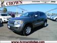 Certified 2012 Jeep Grand Cherokee
STK # 50594
Vehicle ID # 1C4RJEAGXCC264729
Body Style Sport Utility
Exterior Gray
Trans. 5-Spd Automatic 2WD
Engine/Powertrain V6 Flex Fuel 3.6 Liter
Mileage 18194 Miles
New/Used Certified
Sale Price $28,989
Crown Dodge