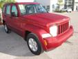 .
2012 Jeep Liberty
$18186
Call (239) 205-3061
Liberty Sport. Welcome to Port Charlotte Honda! There's no substitute for a Jeep! Be the talk of the town when you roll down the street in this pristine 2012 Jeep Liberty. This SUV is nicely equipped with