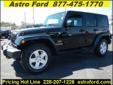 .
2012 Jeep Wrangler Unlimited
$33950
Call (228) 207-9806 ext. 125
Astro Ford
(228) 207-9806 ext. 125
10350 Automall Parkway,
D'Iberville, MS 39540
EQUIPT WITH HEATED SIDE MIRRORS.. REMOVEABLE HARD TOP.. RUNNING BOARDS.. FRONT TOW HOOKS.. REAR TOW