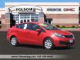 .
2012 Kia Rio
$15495
Call (916) 520-6343 ext. 362
Folsom Buick GMC
(916) 520-6343 ext. 362
12640 Automall Circle,
Folsom, CA 95630
Do not miss out on this one CALL NOW (916) 358-8963
Vehicle Price: 15495
Mileage: 30799
Engine: Gas I4 1.6L/97
Body Style:
