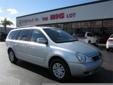 Germain Toyota of Naples
Have a question about this vehicle?
Call Giovanni Blasi or Vernon West on 239-567-9969
Click Here to View All Photos (40)
2012 Kia Sedona LX Pre-Owned
Price: $22,999
Make: Kia
Mileage: 5219
Year: 2012
Exterior Color: Silver