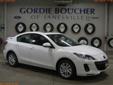 Price: $22399
Make: Mazda
Model: Mazda3
Color: Crystal White
Year: 2012
Mileage: 3
SAVE AT THE PUMP!! ! 40 MPG Hwy... In these economic times, a fantastic vehicle at a fantastic price like this i Grand Touring SKYACTIV is more important AND welcome than