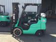 .
2012 Mitsubishi Forklift FGC25N
$17500
Call (206) 800-7704 ext. 70
Washington Lift Truck
(206) 800-7704 ext. 70
700 S. Chicago St.,
Seattle, WA 98108
Q. Who uses these forklifts? The 3 000 â 6 500 pound Capacity IC cushion tire forklift truck plays a