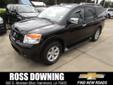 .
2012 Nissan Armada SV
$24887
Call (985) 221-4577 ext. 28
Ross Downing Chevrolet
(985) 221-4577 ext. 28
600 South Morrison Blvd.,
Hammond, LA 70404
8-PASSENGER! 2012 Nissan Armada SV: Auto, air, cruise, clean CarFax!
This 2012 Armada features a 5.6L V8