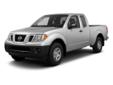 Â .
Â 
2012 Nissan Frontier SV
$24488
Call (888) 743-3034 ext. 173
All of our prices at Walnut Creek Nissan include destination charge, and there will be nothing hidden in our prices such as alarms, VIN etch, paint sealant. Sale priced 2012 Frontiers are