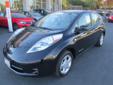 .
2012 Nissan LEAF 4dr HB SL Hatchback
$22995
Call (831) 531-2286 ext. 18
Copy and paste link below into your browser to learn more!
(831) 531-2286 ext. 18
1616 Soquel Ave,
Santa Cruz, CA 95062
This 2012 Nissan LEAF 4dr 4dr HB SL Hatchback features a 80
