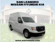 San Leandro Nissan/Hyundai/Kia
2012 Nissan NV High Roof 2500 V6 SV
( Contact Dealer )
Price: $ 32,385
At Marina Auto Center Nissan, located in San Leandro, we offer you a large selection of Nissan new cars, trucks, SUVs and other styles that we sell all