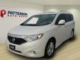 Price: $29988
Make: Nissan
Model: Quest
Color: White Pearl
Year: 2012
Mileage: 23410
Welcome to Patterson Auto Group, home of Simplified Pricing and Non-Commissioned Salespeople. There is still plenty of tread left on the tires. The paint has a showroom