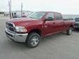 Â .
Â 
2012 Ram 2500 4WD Crew Cab 169 ST
$47465
Call (877) 269-2953 ext. 341
Stanley Brownwood Chrysler Jeep Dodge Ram
(877) 269-2953 ext. 341
1003 West Commerce ,
Brownwood, TX 76801
ST trim, Deep Cherry Red Crystal Pearl exterior and Dark Slate/Medium