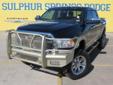Â .
Â 
2012 Ram 3500 Laramie Longhorn
$52900
Call (903) 225-2865 ext. 161
Sulphur Springs Dodge
(903) 225-2865 ext. 161
1505 WIndustrial Blvd,
Sulphur Springs, TX 75482
6 inch Lift Kit!!! This 3500 has a clean vehicle history report. This 3500 is a 1 owner