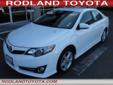 .
2012 Toyota Camry SE
$22986
Call (425) 344-3297
Rodland Toyota
(425) 344-3297
7125 Evergreen Way,
Everett, WA 98203
The TOYOTA CAMRY has repeatedly been the NUMBER ONE selling car in AMERICA!! The sporty Camry SE has a THOROUGHLY TUNED SUSPENSION, sport