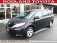 .
2012 Toyota Sienna 8-Pass Van V6 LE FWD (Nat
$26862
Call 425-344-3297
Rodland Toyota
425-344-3297
7125 Evergreen Way,
Everett, WA 98203
3.5L V6 ENGINE, 3RD SEAT, 8 PASSENGER SEATING and FRONT WHEEL DRIVE! ONE OWNER!!! INTELLICHOICE.COM rated the 2011